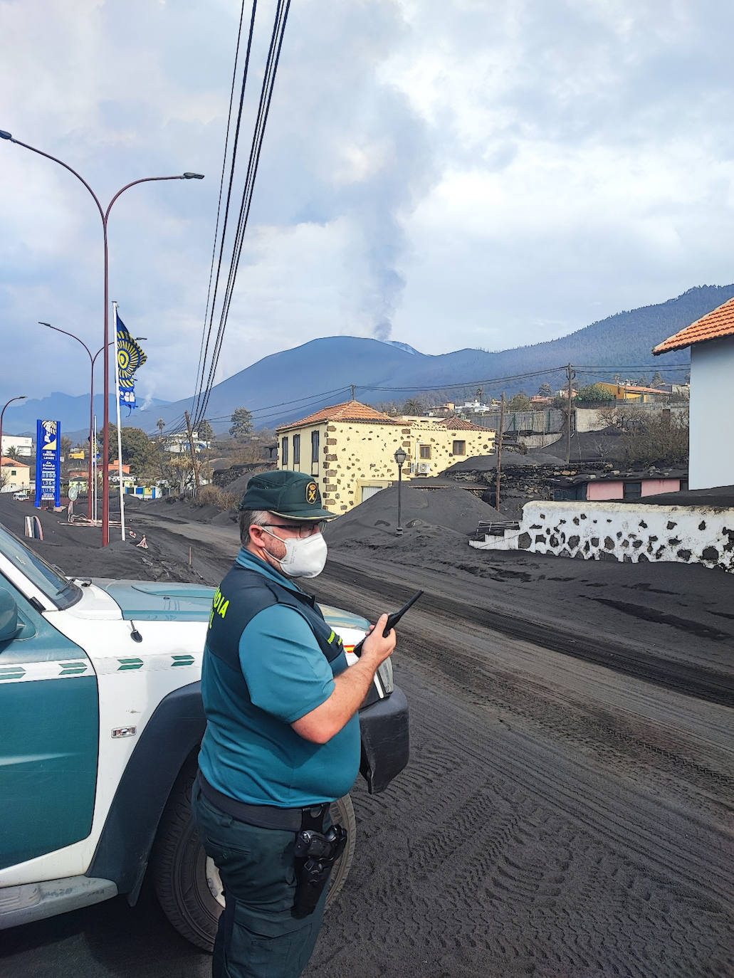 Guillermo se ha desplazado desde Valencia de Don Juan a colaborar en La Palma. 