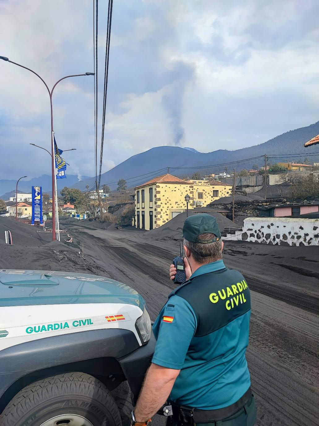 Guillermo se ha desplazado desde Valencia de Don Juan a colaborar en La Palma. 