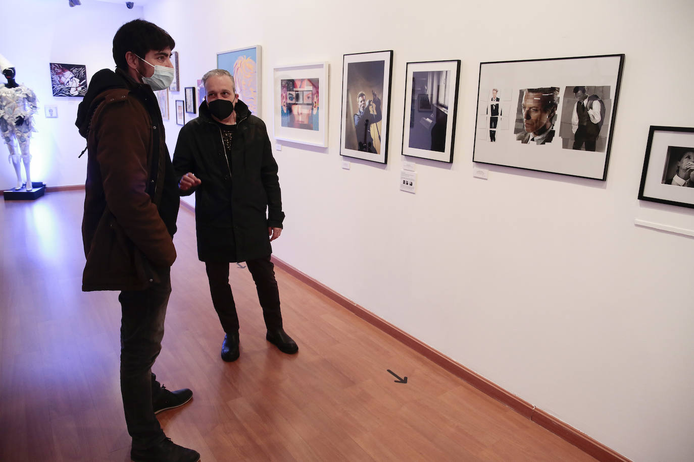 Presentación de la exposición 'Arte Bowie', de Carlos Luxor,