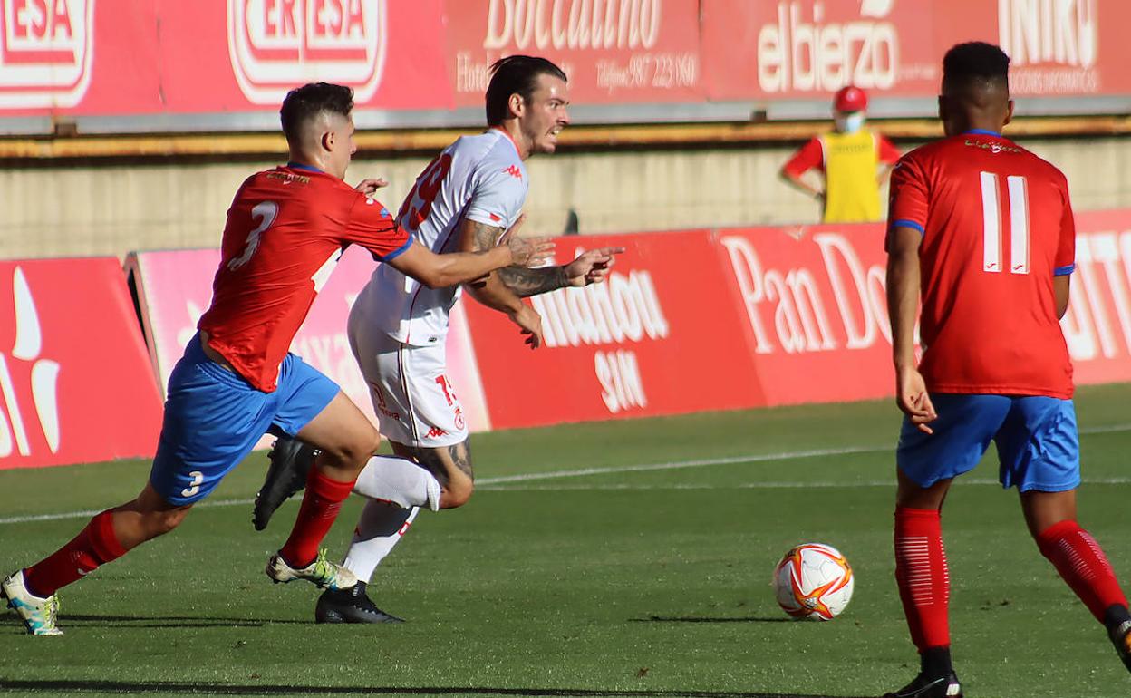 Klinar, en un partido de pretemporada con la Cultural.