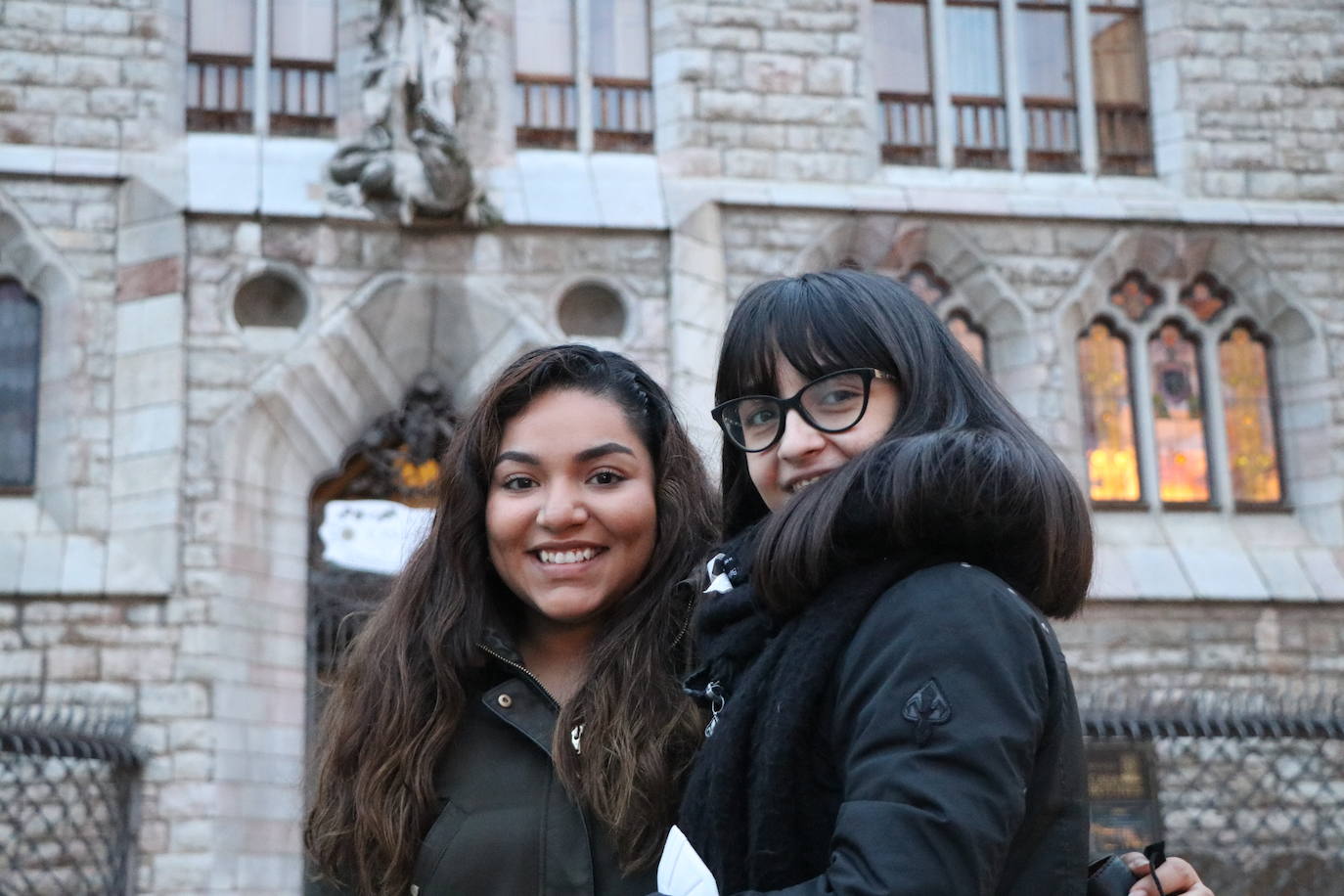 Varios estudiantes extranjeros se animan a pasar sus primeras navidades en la ciudad de León.