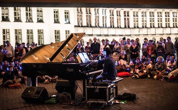 Silent Concert de Piano en Gent, Belgica.