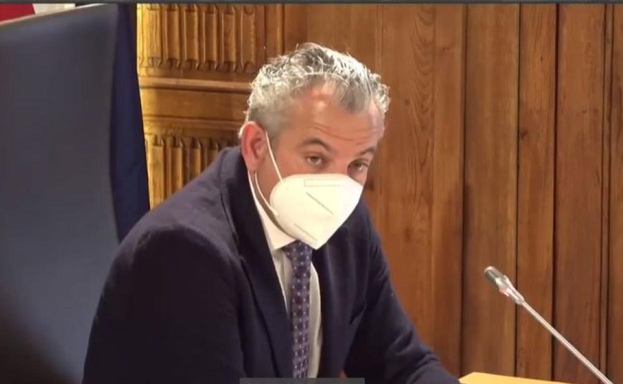 Nicanor Sen, diputado del áreas responsable de la firma del convenio con Asturias. 