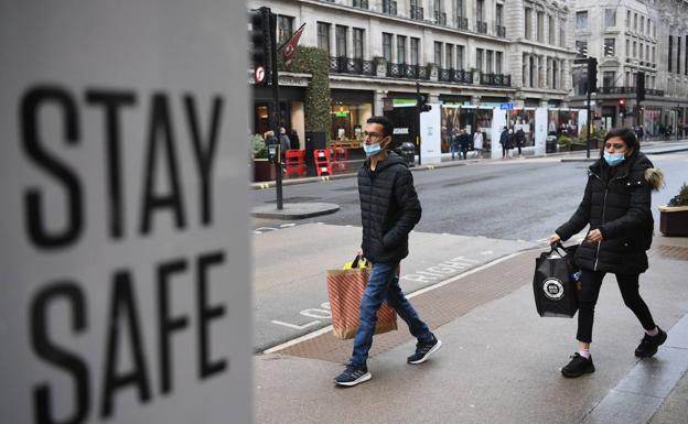 Oxford Street, en el centro de Londres.