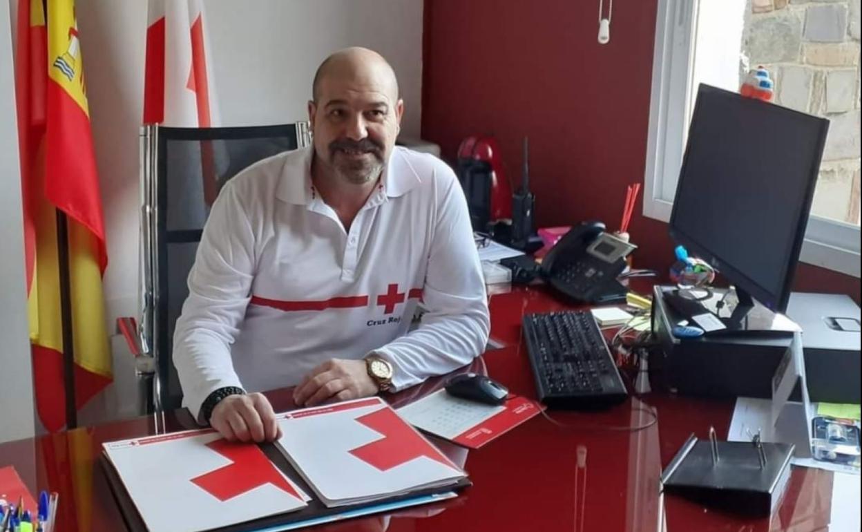El presidente de la asamblea local de Cruz Roja Ponferrada, José Ángel Luna.