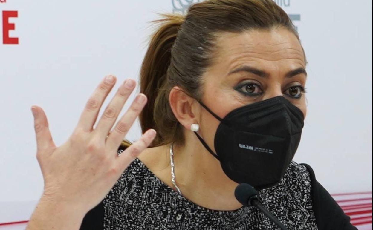 La vicesecretaria general del PSOECyL, Virginia Barcones.