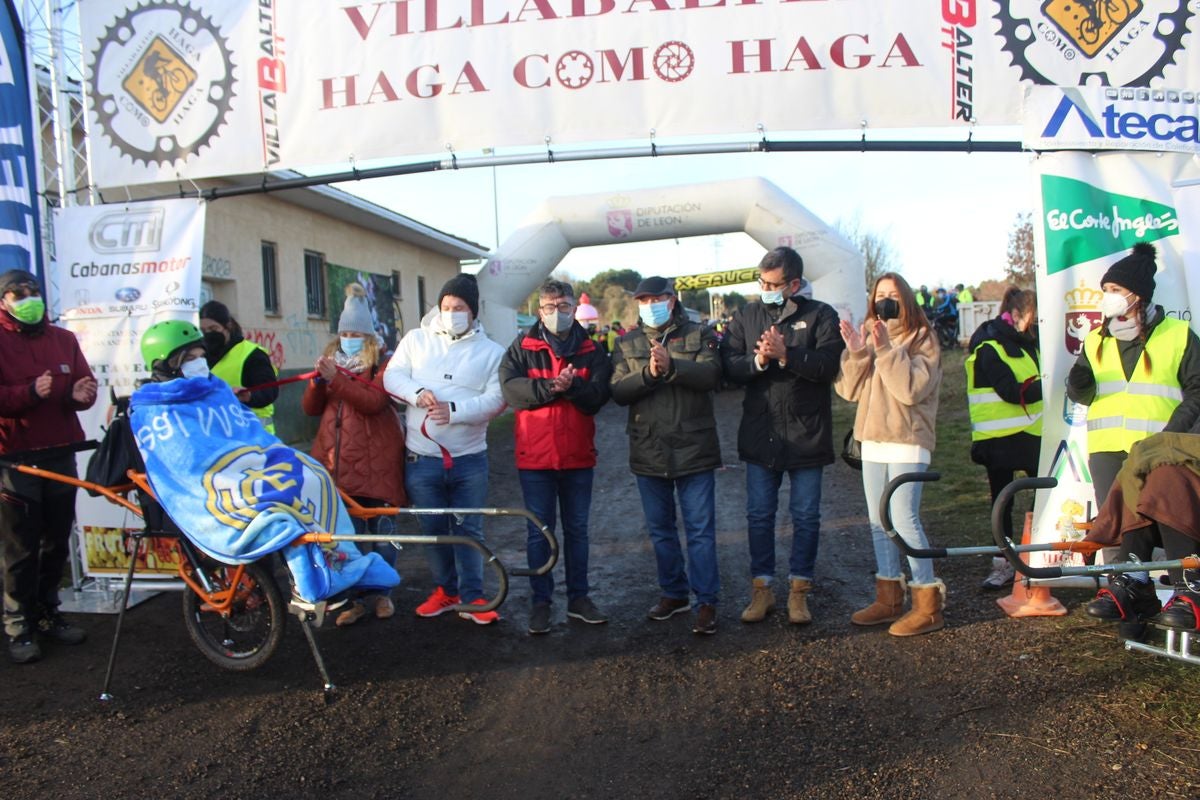 Las bicicletas han vuelto a ser las protagonistas en la séptima edición de la BTT 'Haga como Haga' en Villabalter.