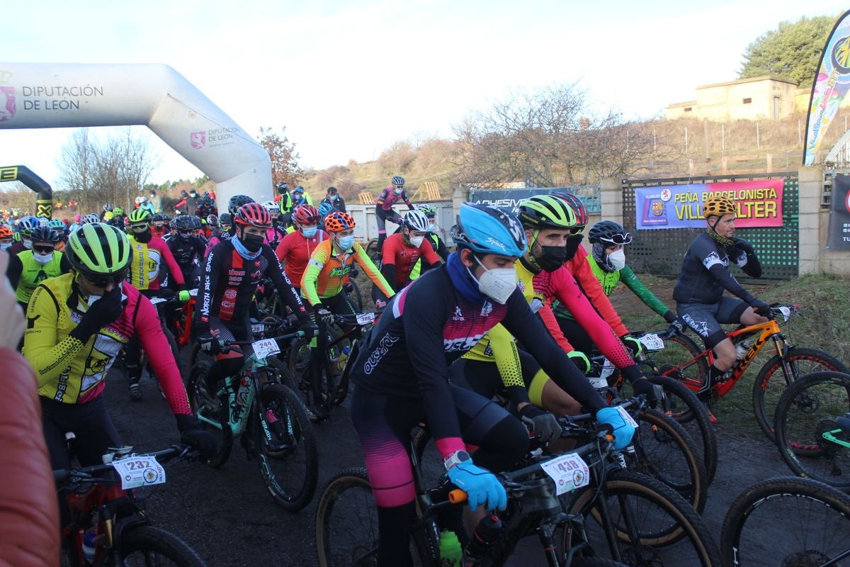 Las bicicletas han vuelto a ser las protagonistas en la séptima edición de la BTT 'Haga como Haga' en Villabalter.