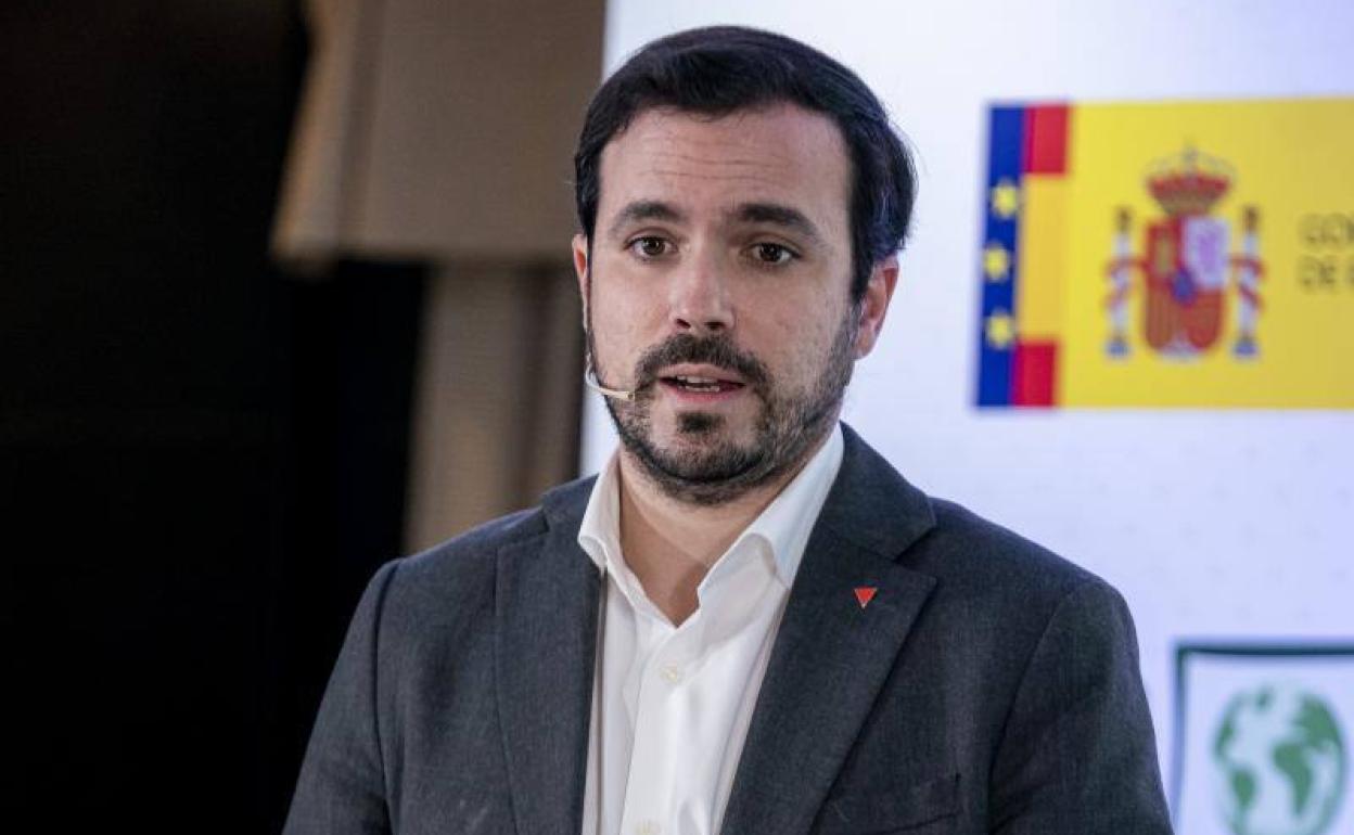 El ministro de Consumo, Alberto Garzón.