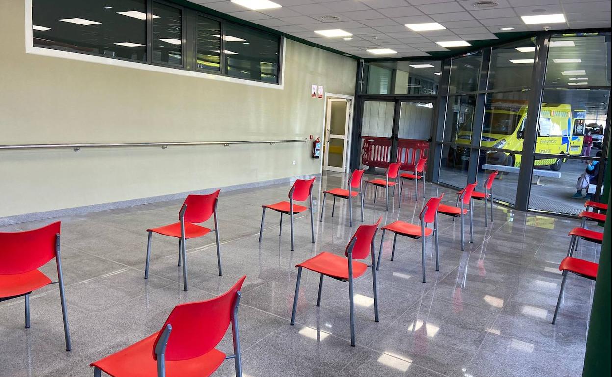 Nueva sala de espera de este renovado área de urgencias de Hospital de León.