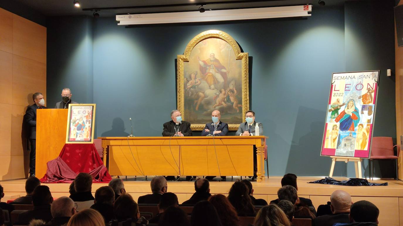 La Junta Mayor de Semana Santa de León presenta el cartel que representará esta celebración el 2022.