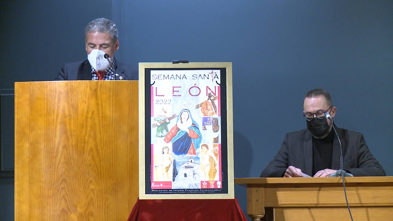 La Junta Mayor de Semana Santa de León presenta el cartel que representará esta celebración el 2022.