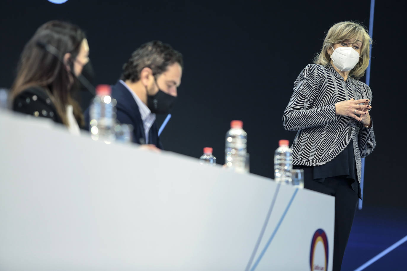 Inicio del XIV Congreso del Partido Popular de Castilla y León. En la imagen, elección de la Mesa del Congreso y aprobación del Reglamento del Congreso. En la imagen, la presidenta del Comité Organizador, Isabel Blanco.
