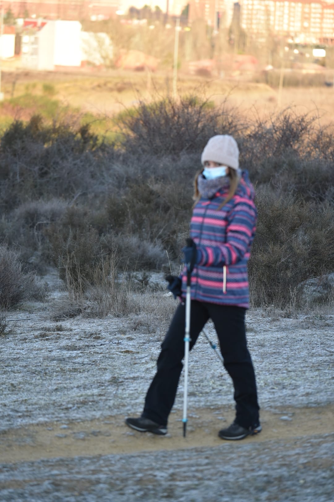 Participantes en la Transcandamia 2022 en la categoría de andarines