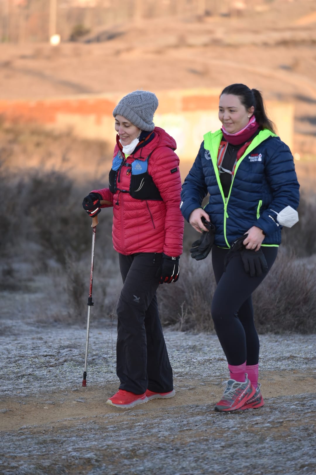 Participantes en la Transcandamia 2022 en la categoría de andarines