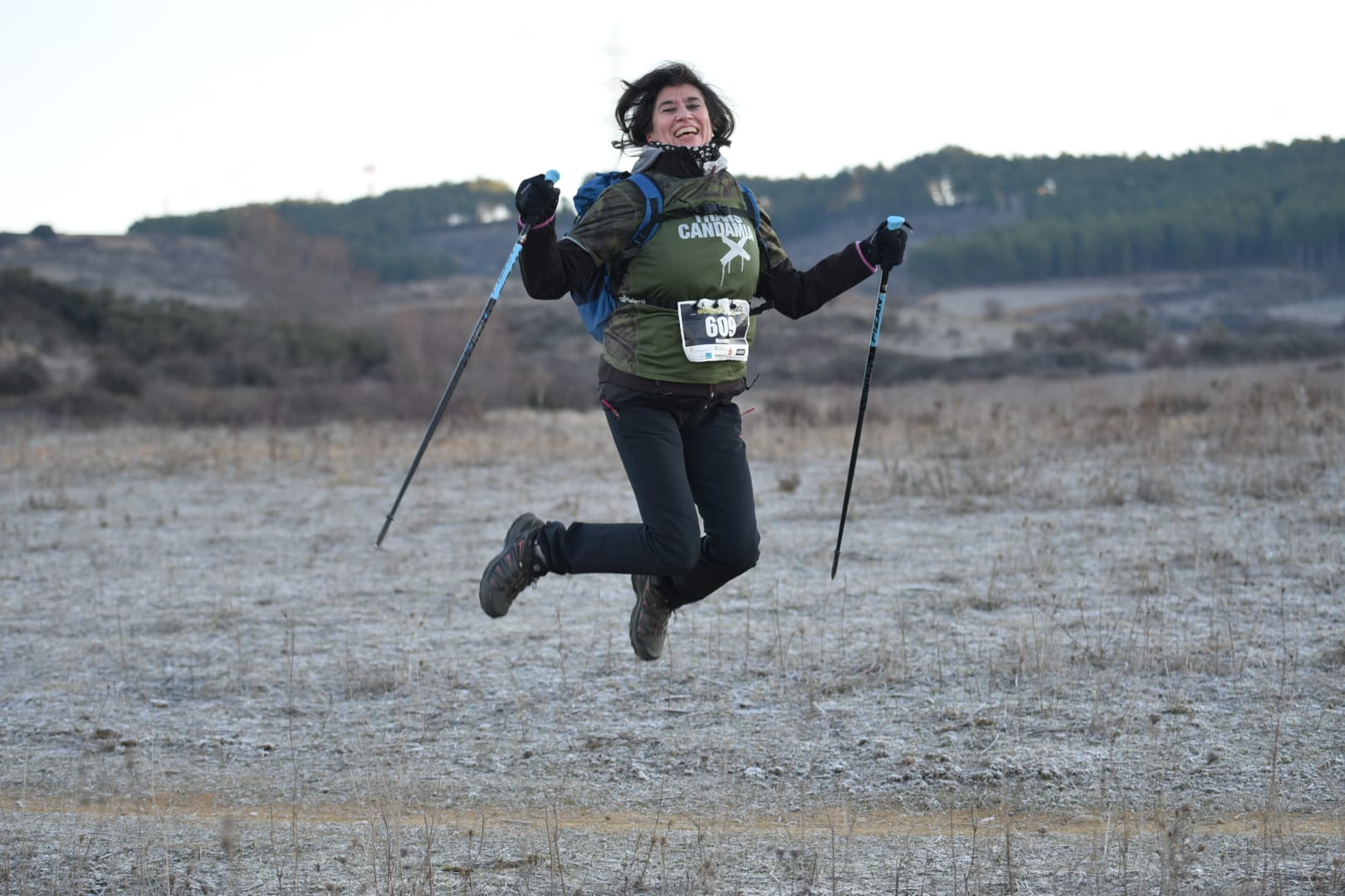 Participantes en la Transcandamia 2022 en la categoría de andarines