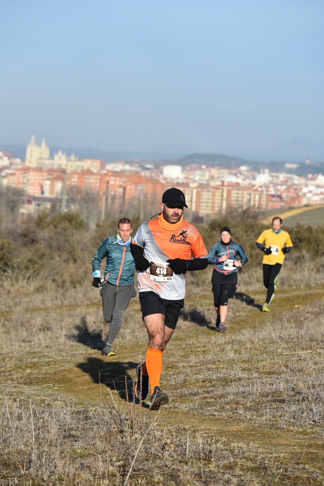 El triatleta soriano Héctor Montón durante la prueba