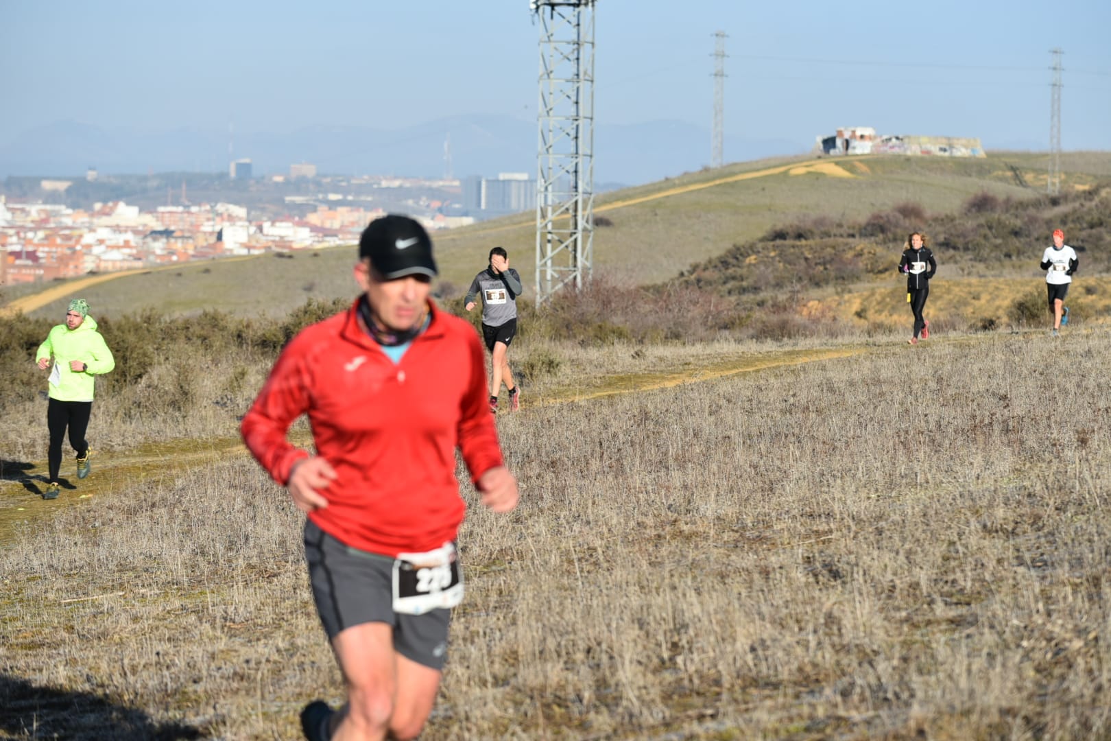 El triatleta soriano Héctor Montón durante la prueba