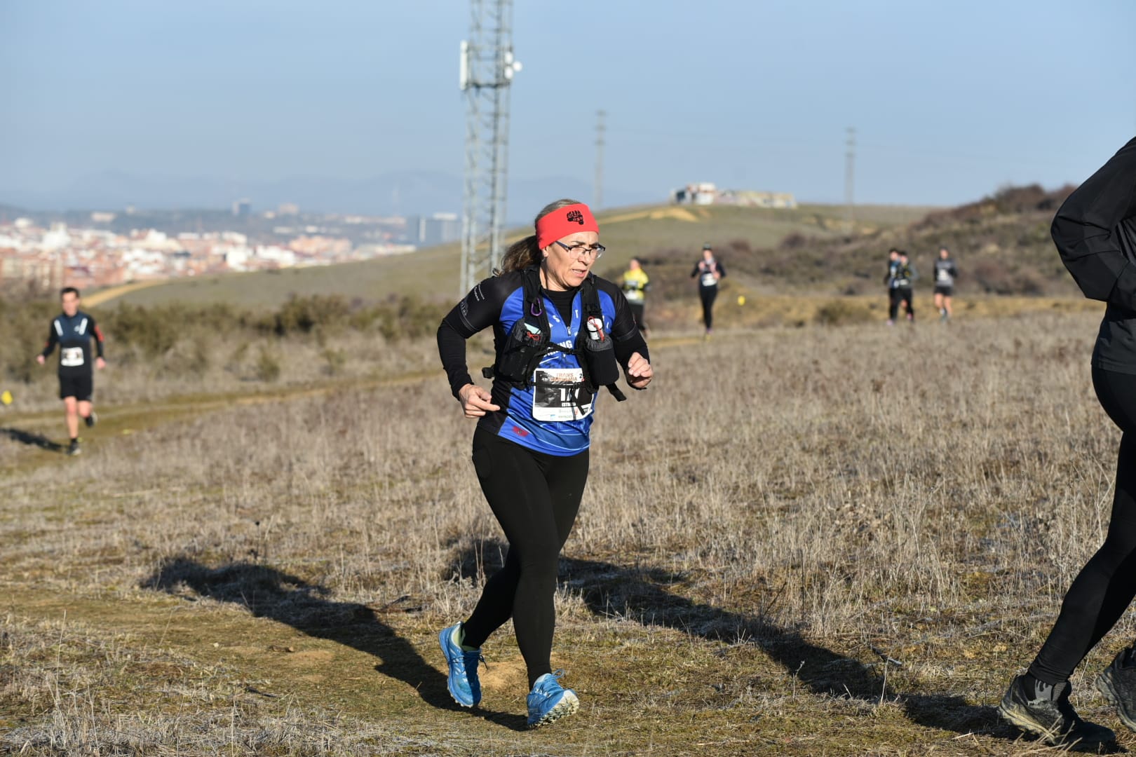 El triatleta soriano Héctor Montón durante la prueba