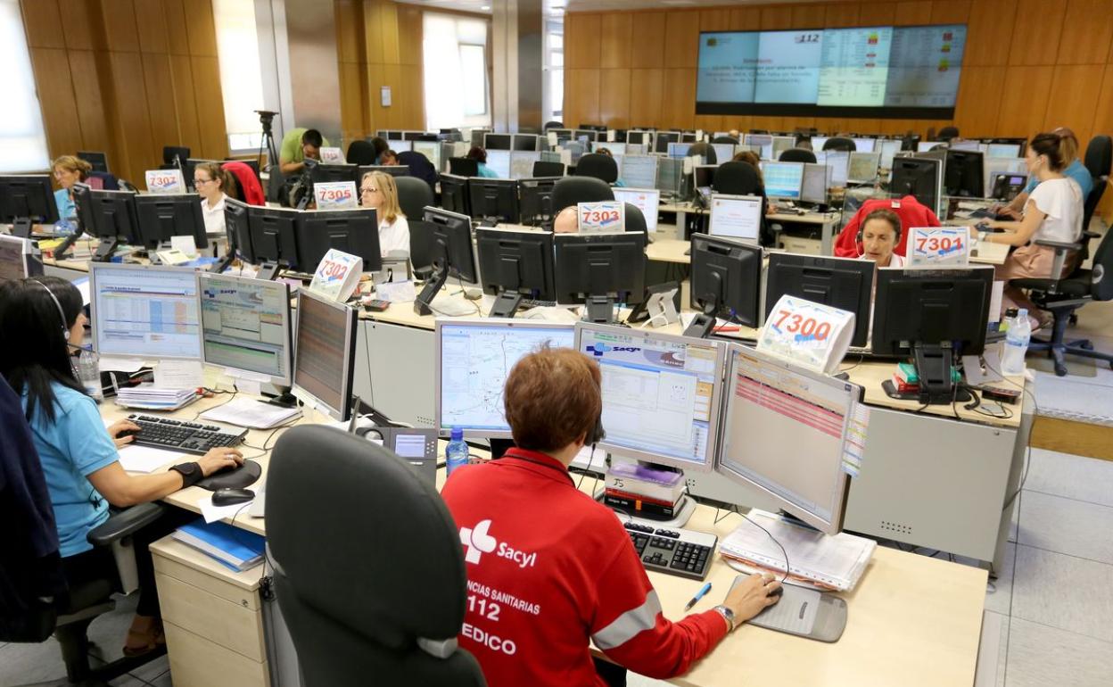 El centro de emergencias 112 de Castilla y León.
