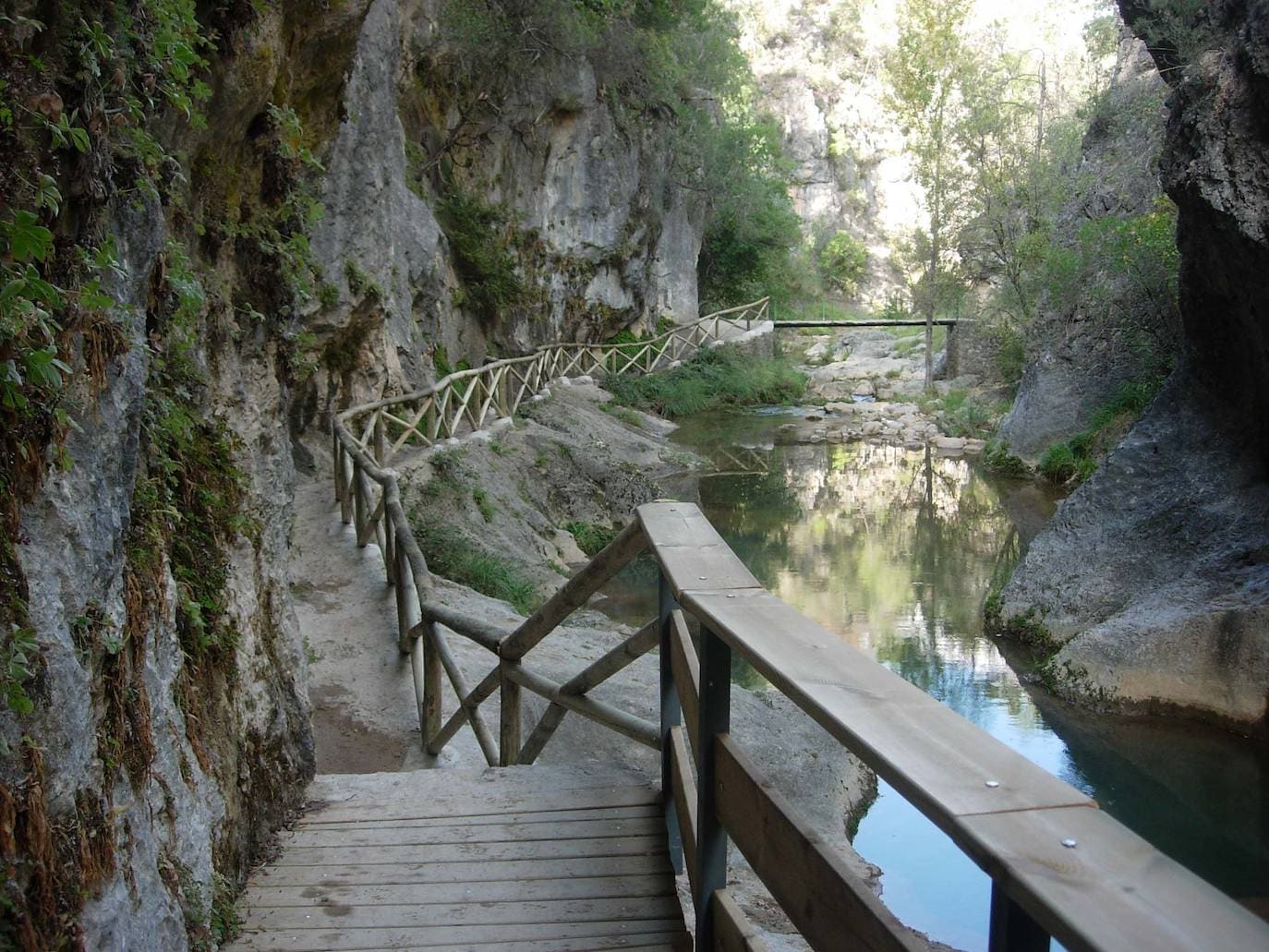 Desfiladero del río Borosa (Sierra de Cazorla, Jaén)