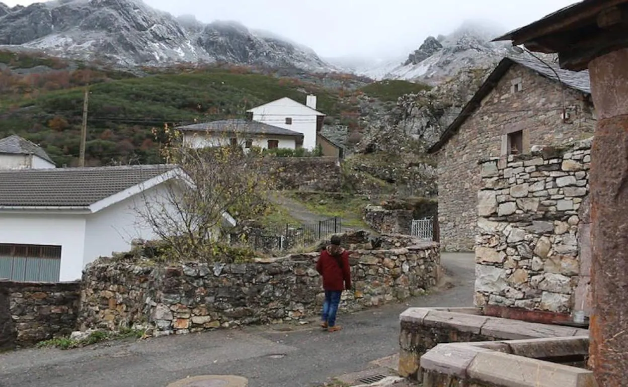 Imagen de Lumajo, en la comarca de Laciana, en la provincia de León.