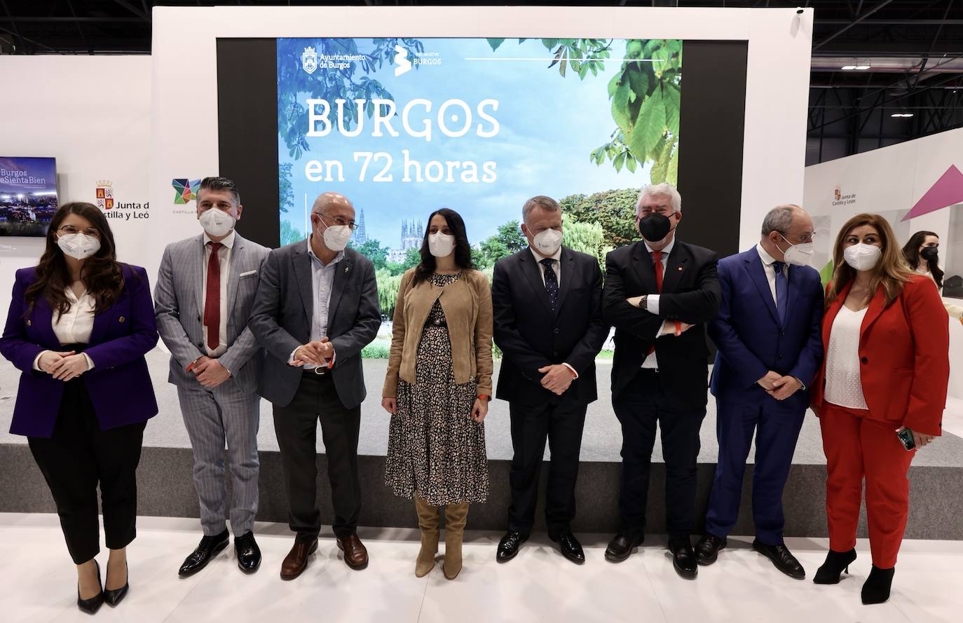 Inauguración de Fitur 2022 por parte de los reyes de España.