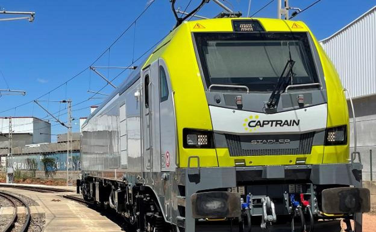 Imagen de las locomotoras que circularán por la Variante de pajares. 