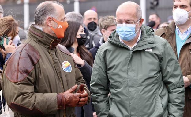 Galería. El candidato de Ciudadanos a la Presidencia de la Junta, Francisco Igea, asiste a la Manifestación frente a los Ataques al Mundo Rural en Madrid..