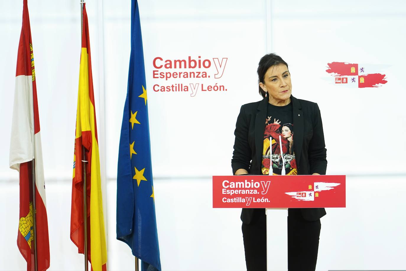 La secretaria de Organización del PSOE de Castilla y León, Ana Sánchez, responsable de la campaña electoral, aseguró que tienden la mano a los que votaron cambio y regeneración y se sintieron decepcionados.