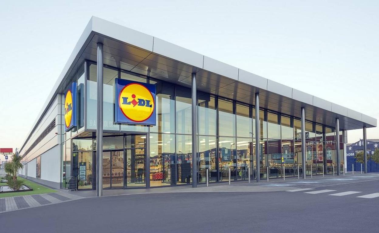 Supermercado Lidl en la comunidad de Castilla y León.