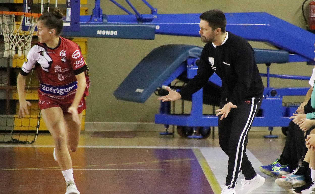 Guillermo Algorri, en un partido con el Rodríguez Cleba.