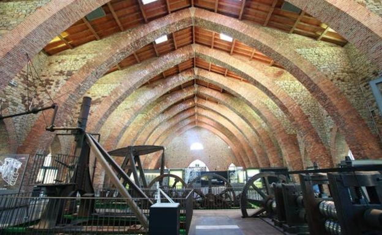 Interior del museo de la siderurgia y la minerái de Castilla y León en Sabero.