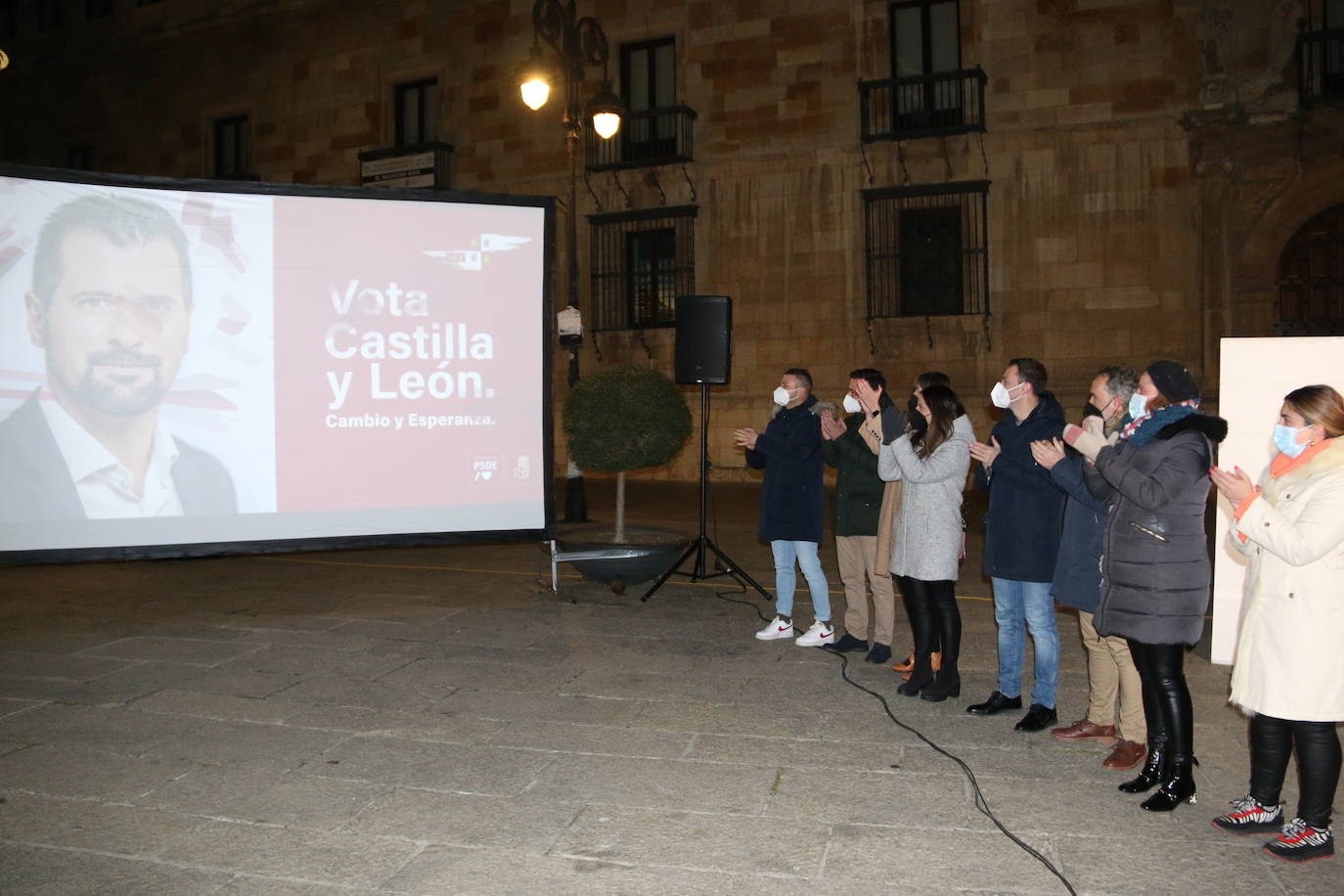 Los candidatos del PSOE inician la campaña electoral a las Cortes de Castilla y León.