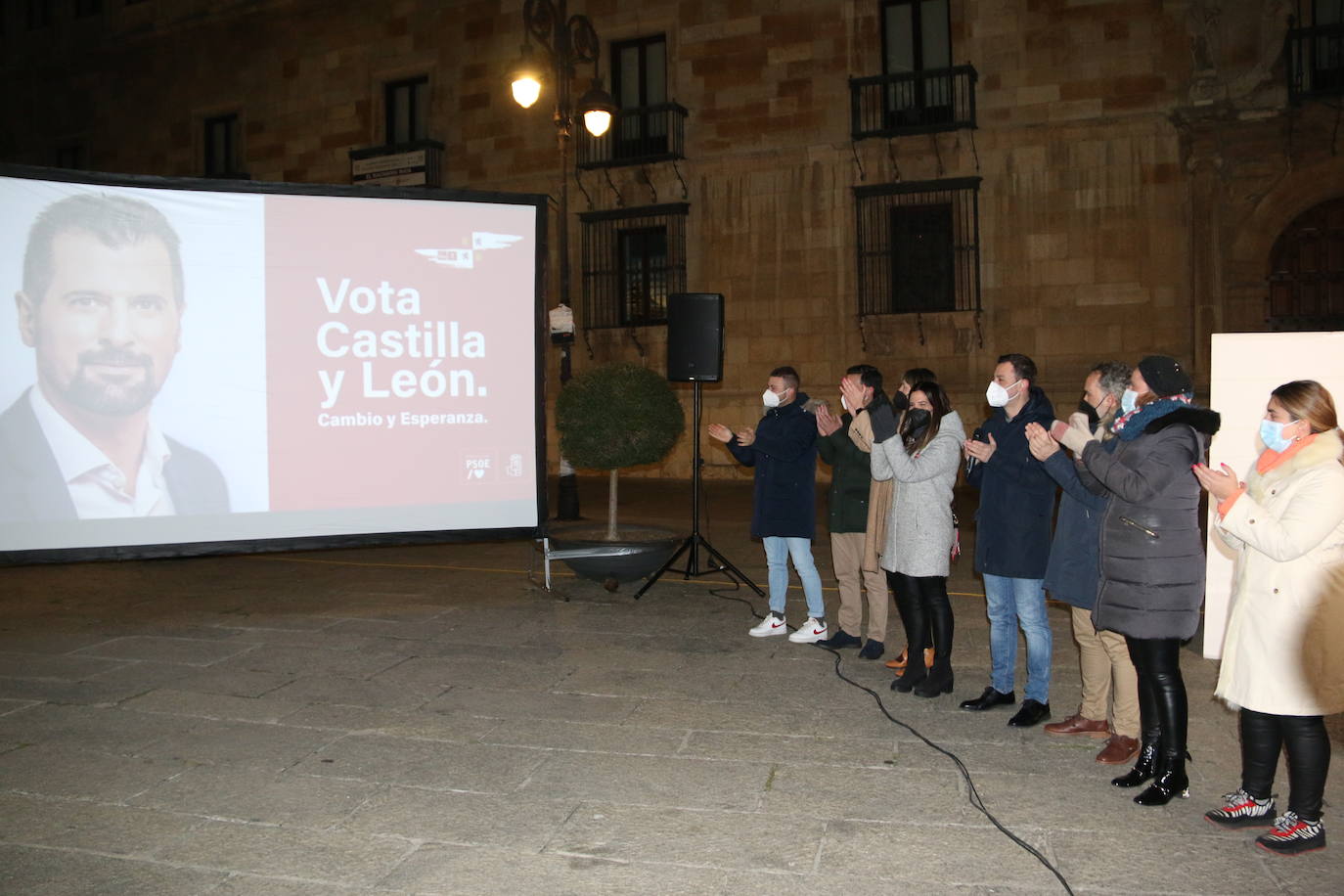 Los candidatos del PSOE inician la campaña electoral a las Cortes de Castilla y León.