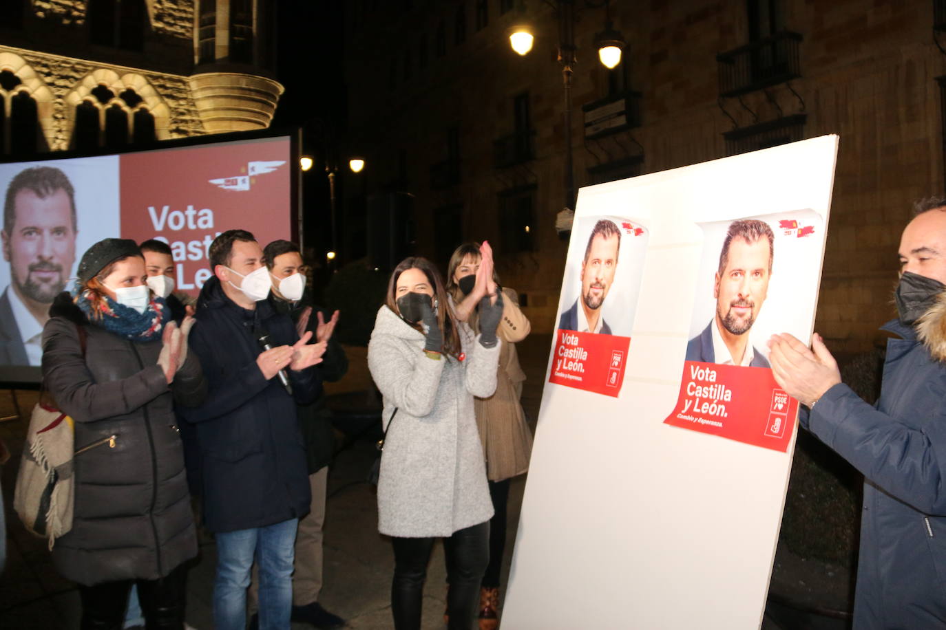 Los candidatos del PSOE inician la campaña electoral a las Cortes de Castilla y León.