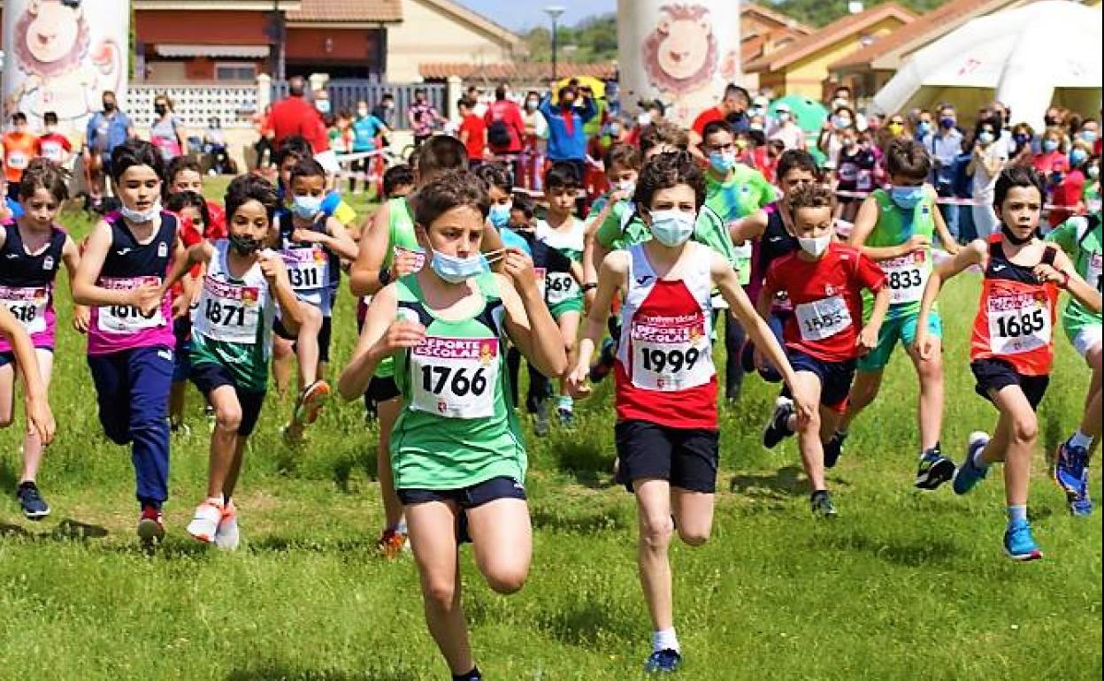 Carrera en Benavides de Órbigo durante uno de los meses de pandemia.