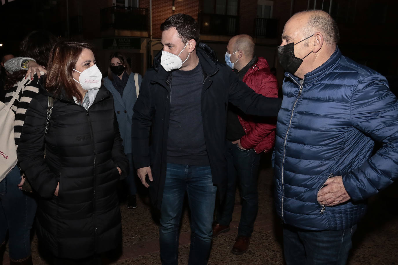 El Partido Socialista celebra un acto feminîsta en el que participan la vicesecretaria general del PSOE, Adriana Lastra; la secretaria de Igualdad, Andrea Fernández y la candidata a las Cortes por León, Nuria Rubio.