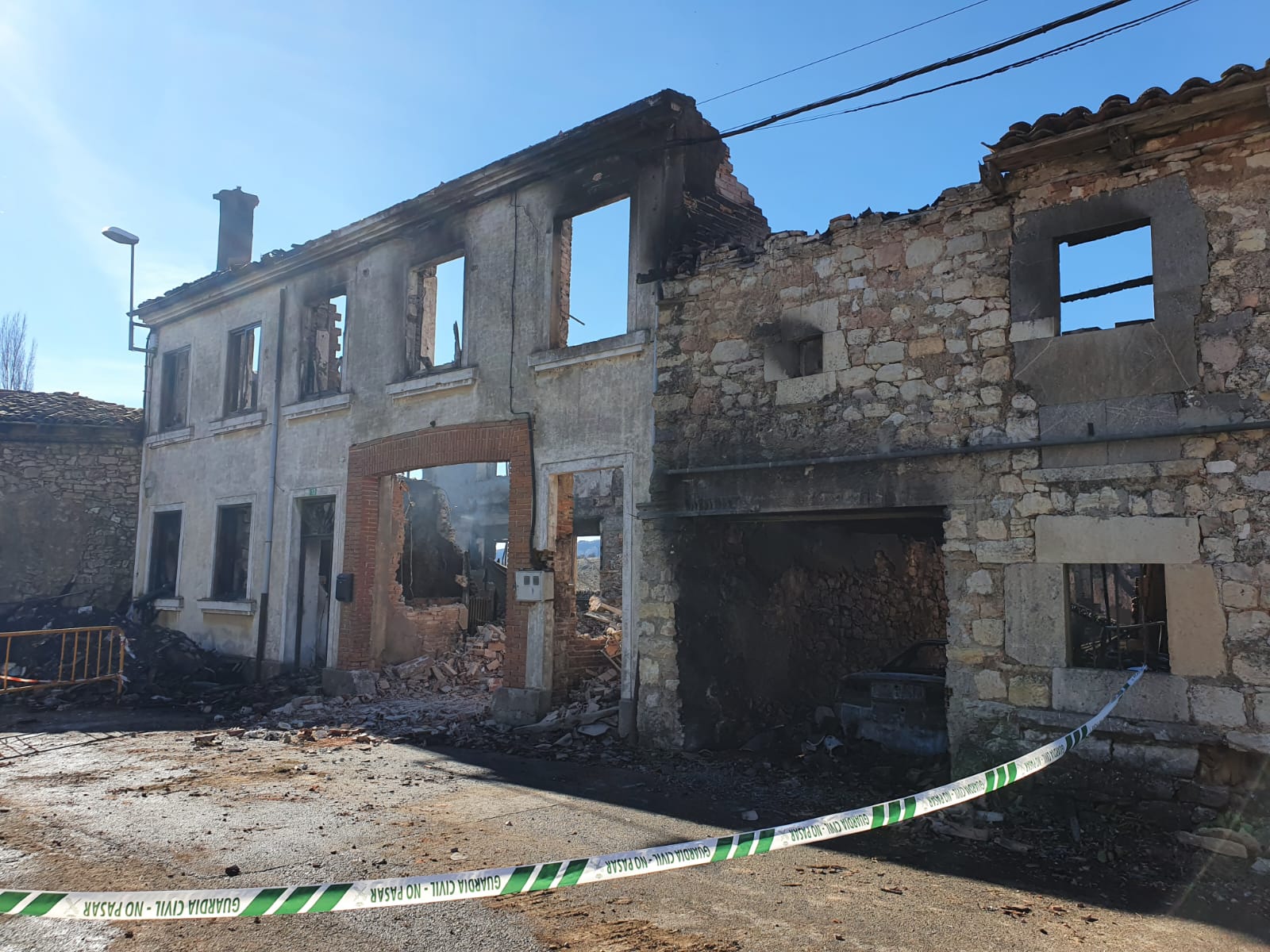 Incendio en una vivienda en Las Bodas. 