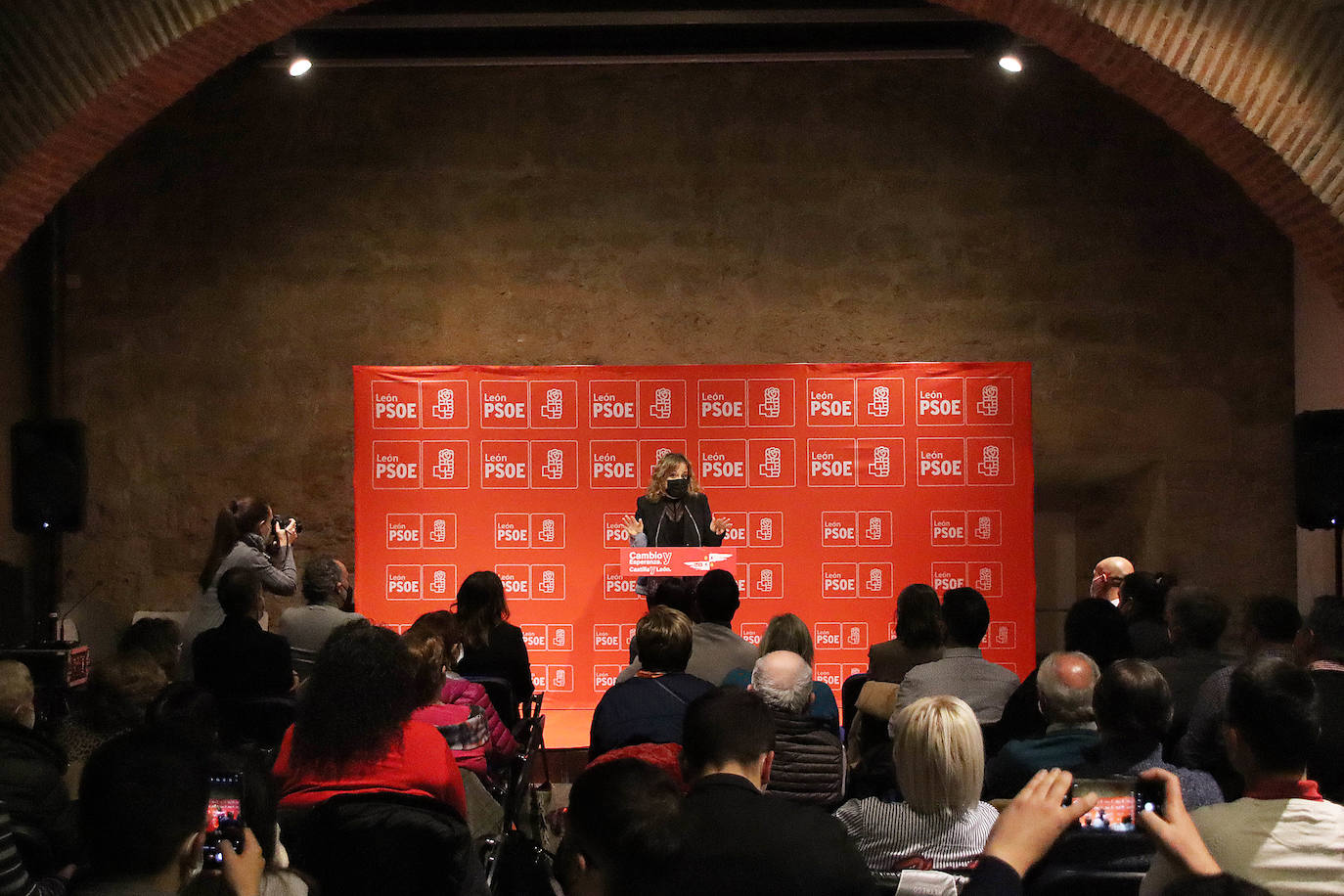 Fotos: Acto público del PSOE en León