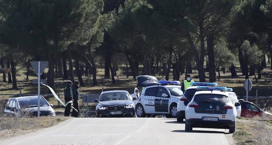 La delegada del Gobierno, Virginia Barcones, informa a la prensa sobre el hallazgo de un cadáver que podría ser el de Esther López