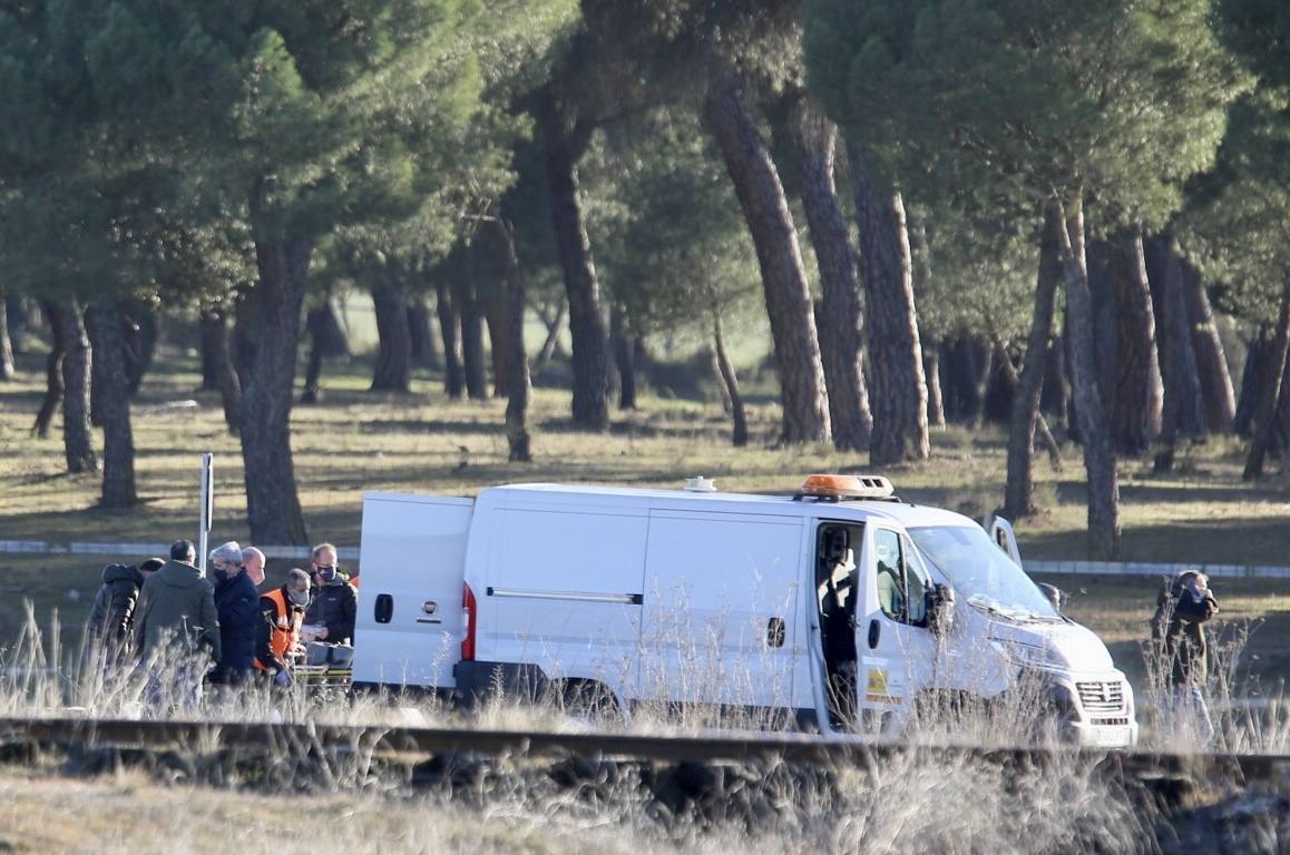 La delegada del Gobierno, Virginia Barcones, informa a la prensa sobre el hallazgo de un cadáver que podría ser el de Esther López