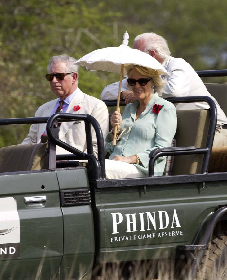 El príncipe Carlos y Camilla, en 2011 en Sudáfrica. 