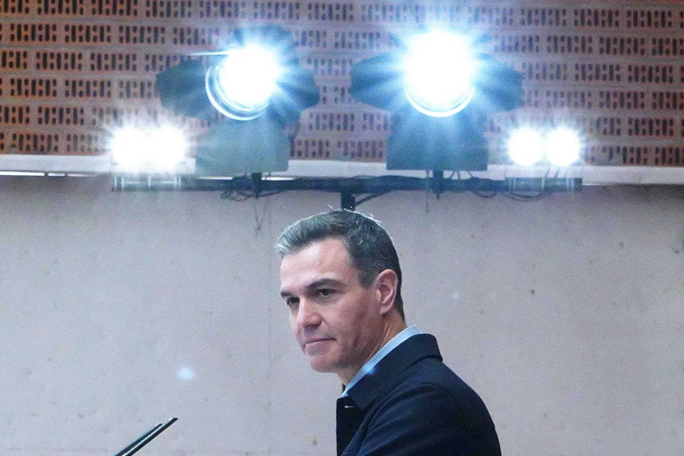 Acto electoral en León del candidato del PSOE a la Presidencia de la Junta, Luis Tudanca; el expresidente José Luis Rodríguez Zapatero y del presidente y secretario general del PSOE, Pedro Sánchez.