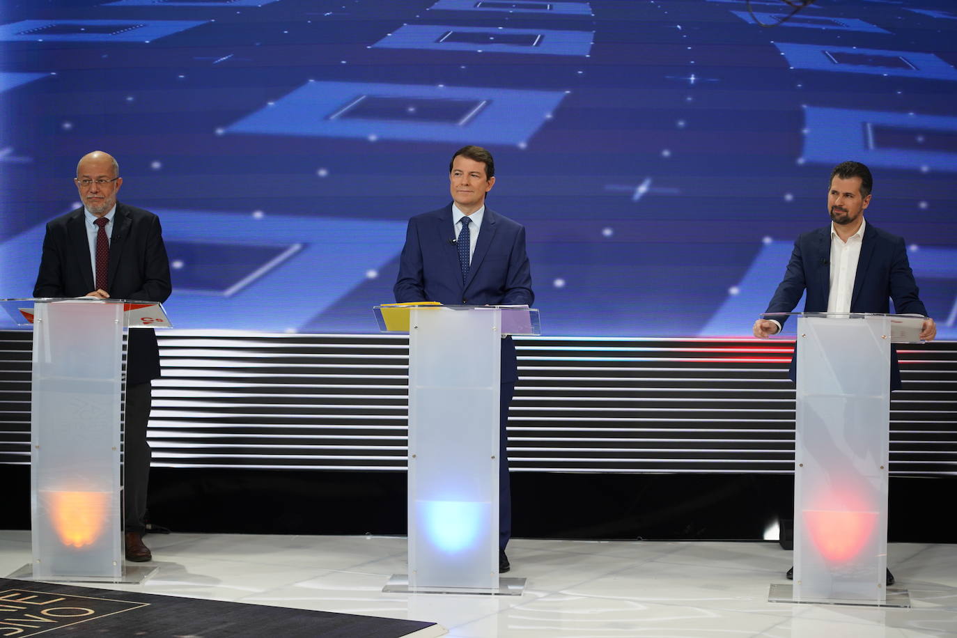 Alfonso Fernández Mañueco, Luis Tudanca y Francisco Igea han debatido durante noventa minutos sobre varias cuestiones que afectan de lleno a la comunidad.