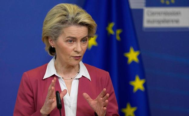 La presidenta de la Comisión Europea, Ursula Von der Leyen. 