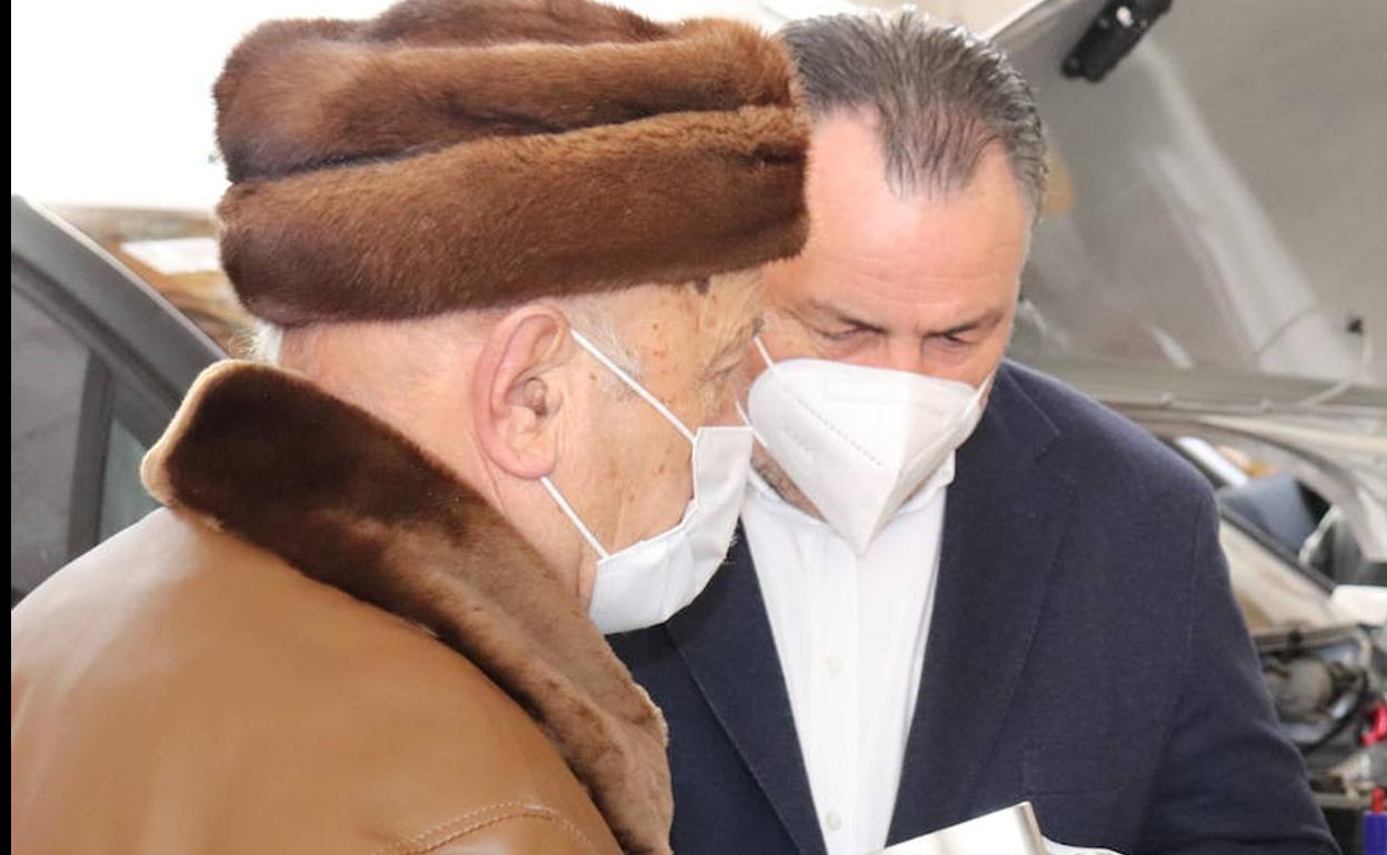 Eduardo Morán, durante un acto en esta campaña electoral.