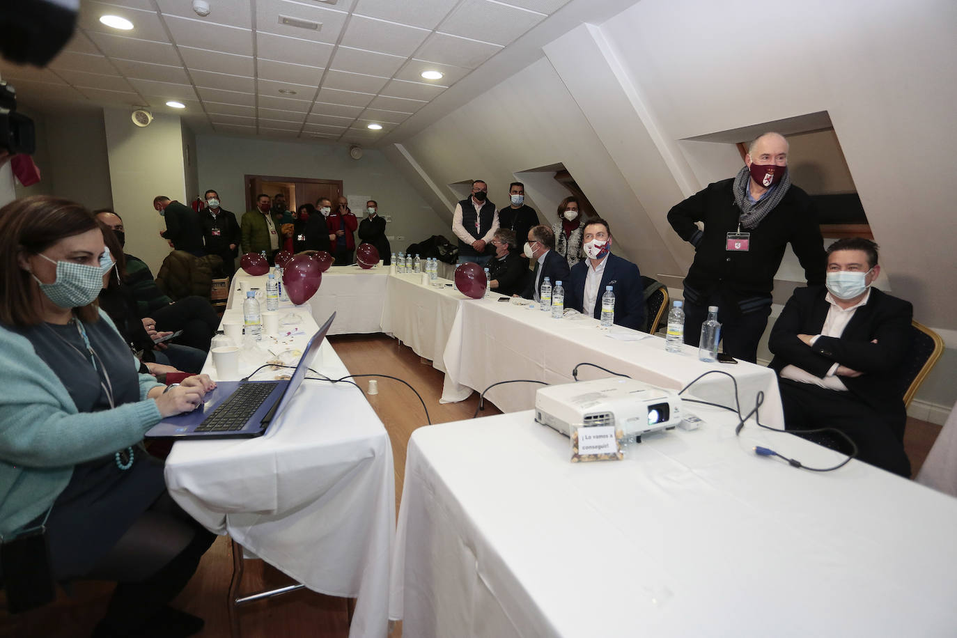 Noche electoral de la UPL en el Hotel Infantas de León.