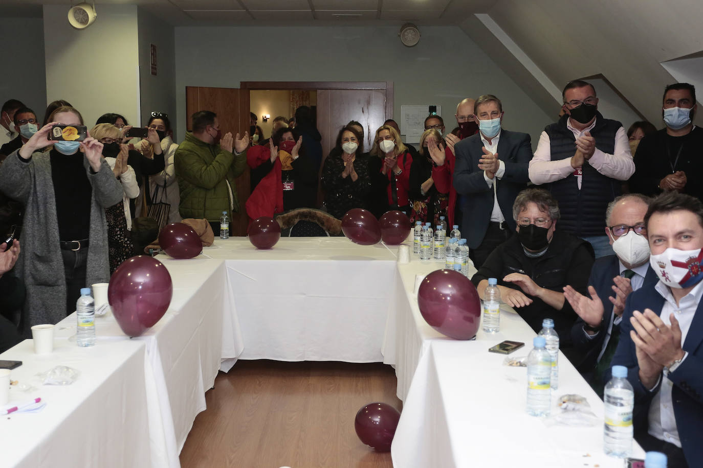 Noche electoral de la UPL en el Hotel Infantas de León.