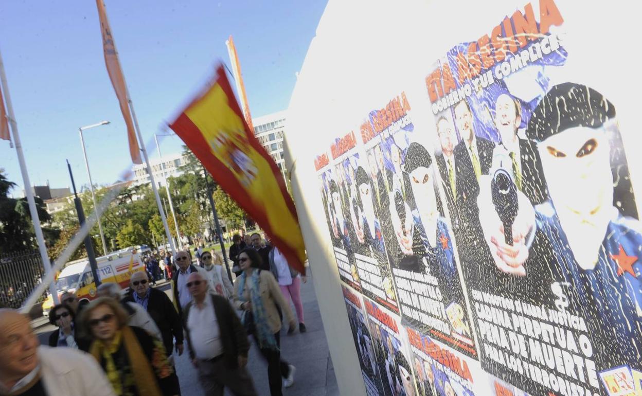 Manifestación de la AVT en Madrid en 2013. 